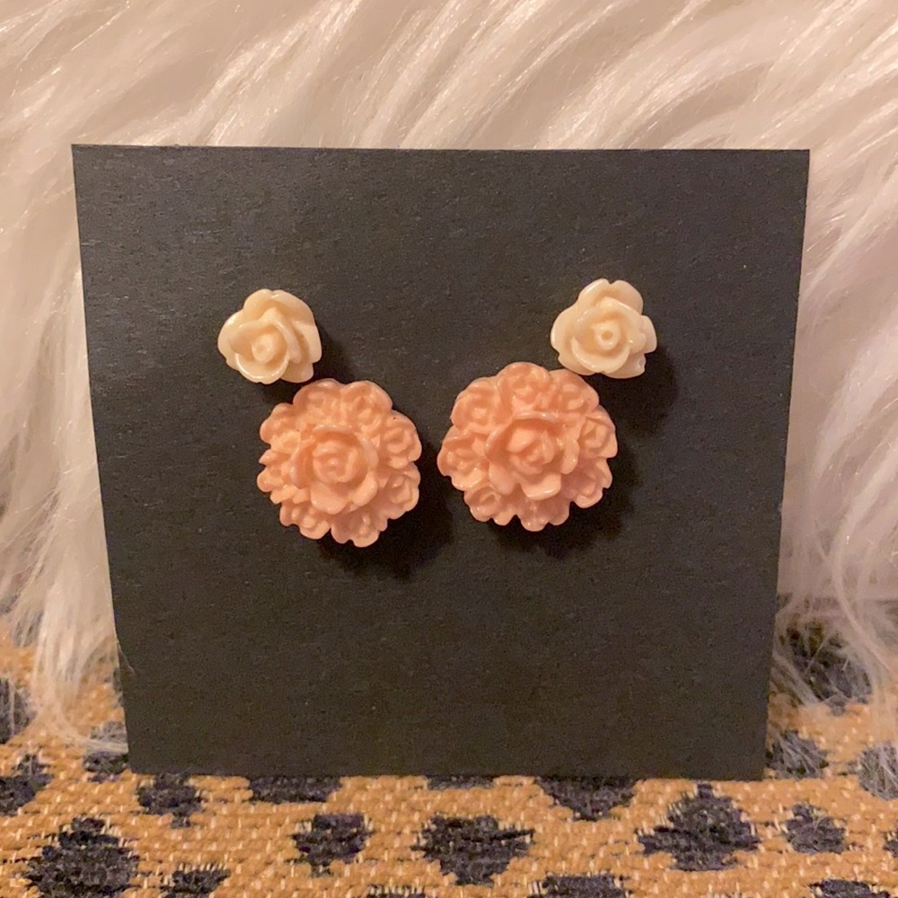 Floral Stud Earring Set